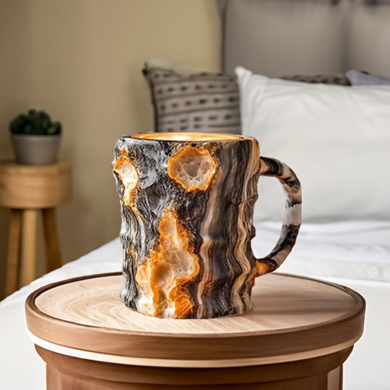 Natural Mineral Crystal Coffee Mug — 9 Colors