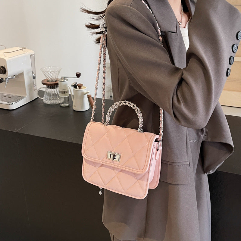 Women's Diamond Chain Messenger Bag | Portable Crossbody Shoulder Bag | Luxury Evening Bag