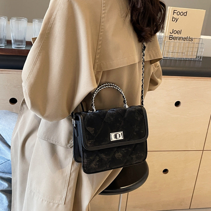 Women's Diamond Chain Messenger Bag | Portable Crossbody Shoulder Bag | Luxury Evening Bag