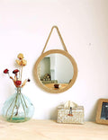 Wall Hanging Mirror Pack of 2 | Decorative Aesthetic Mirror Set | Modern Home Decor UAE