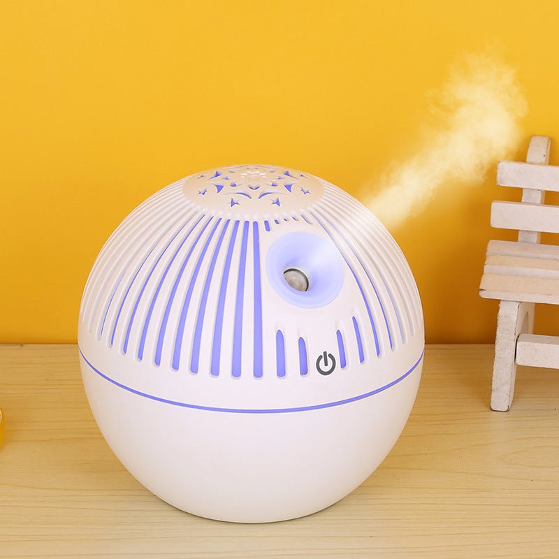 Wood Grain Aroma Diffuser & Humidifier | 7 Color LED Light | Essential Oil Diffuser for Home